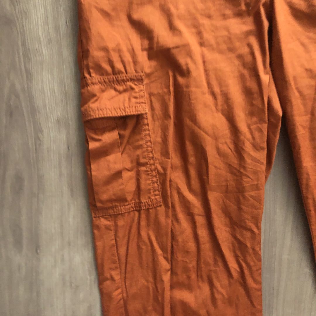 GAP cargo pants cropped pants height orange 