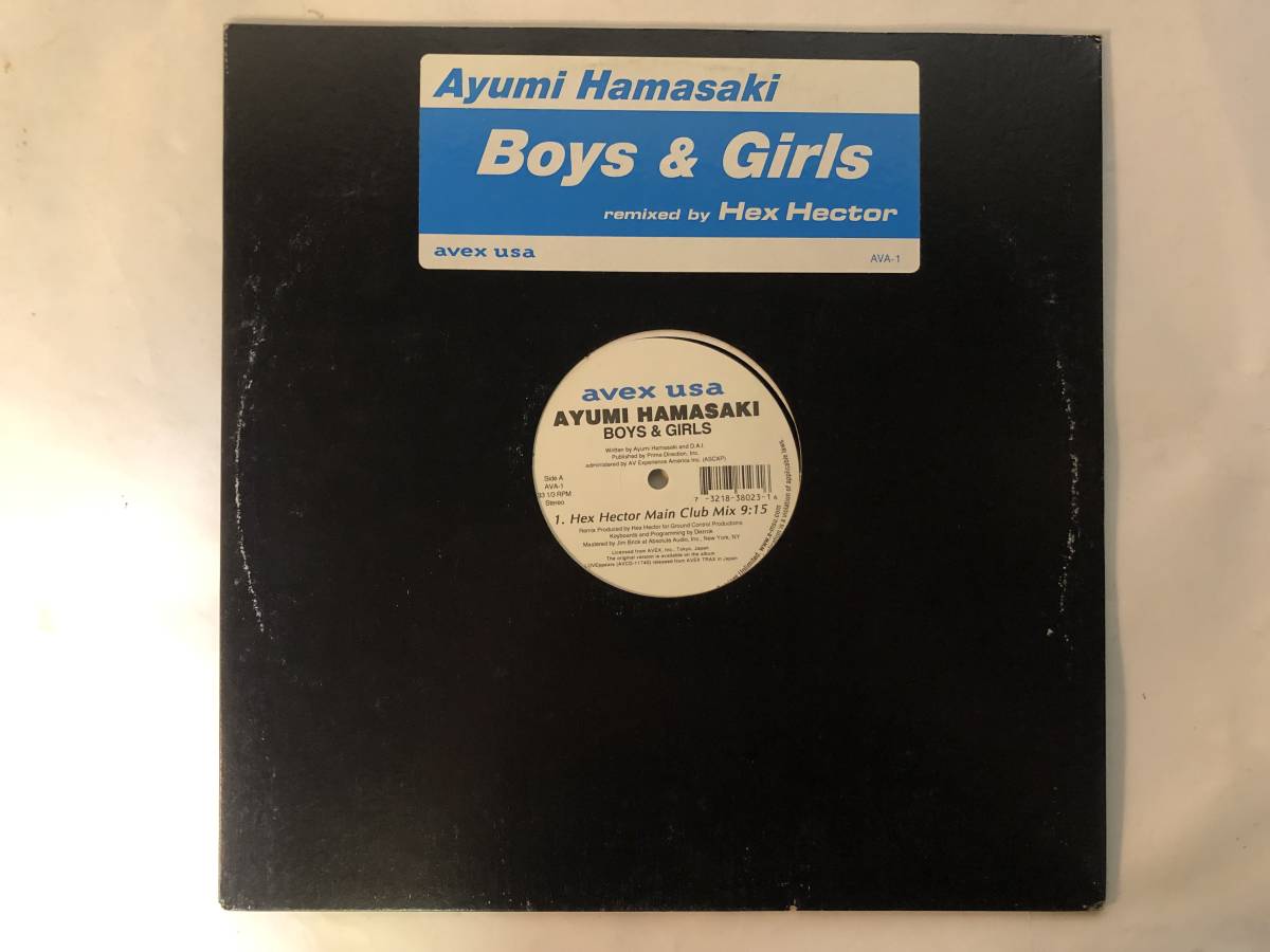 10821S 12inch LP* Hamasaki Ayumi /AYUMI HAMASAKI/BOYS & GIRLS/avex usa*AVA-1