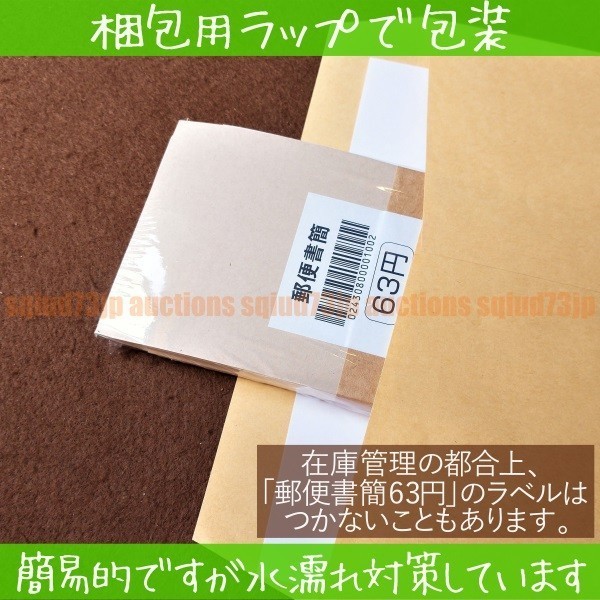 ミニレター100枚 匿名ネコポス 送料無料 新品封筒とラップで簡易防水