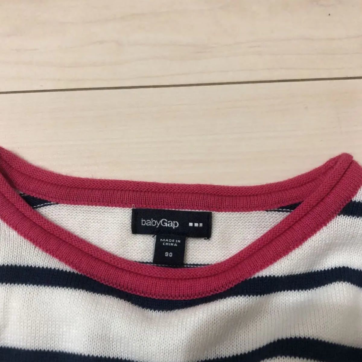 babygap ボーダーワンピース ニットワンピース ニットチュニック ボーダー柄