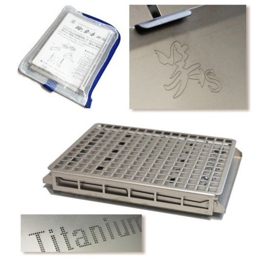 B6君 チタン チタニウム titan titanium コンパクト焚き火グリル 焚火台