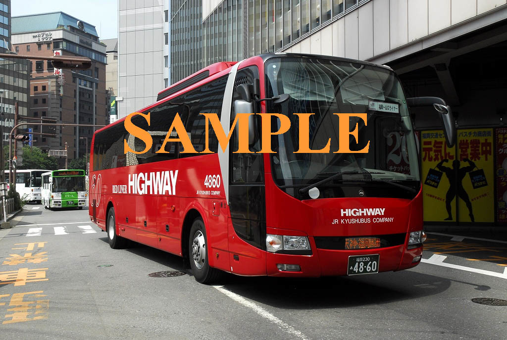 D-15A[ автобус фотография ]L версия 2 листов JR Kyushu автобус обвес Ace запад .C Fukuoka = Yamaguchi подкладка широкий удача подкладка 