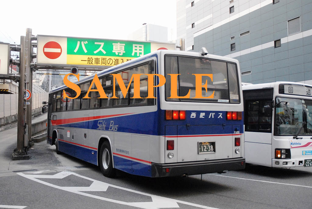 D-15A[ bus photograph ]L version 4 sheets west . bus west .S type high speed car 