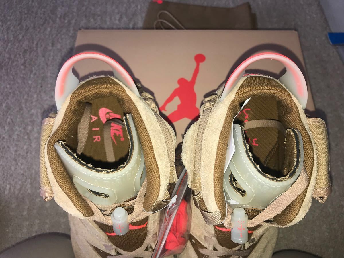 ナイキ エアジョーダン6×トラヴィススコット BritishKhaki 27.5cm 未試着 未使用 3