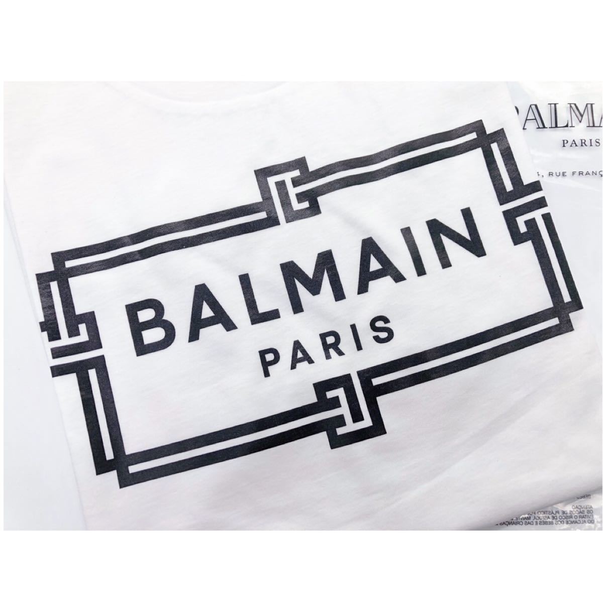 【新品】BALMAIN バルマン Tシャツ 半袖 カットソー クルーネック