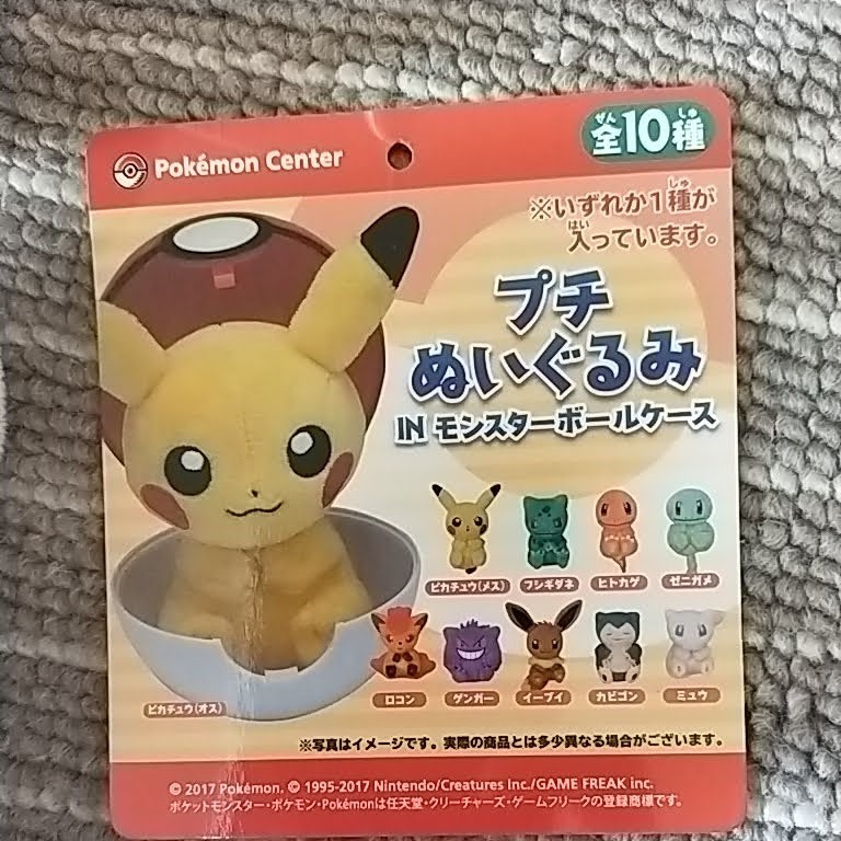 Paypayフリマ イーブイ ピカチュウ ポケモン ポケモンセンター ぬいぐるみ モンスターボール モンスターボールケース メスのピカチュウ