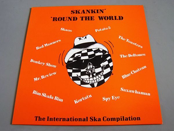 《美品》V.A. Skankin' 'Round The World 1988 UK Orig.LP Feat. BAD MANNERS POTATO 5 TOASTERS BIM SKALA BIM DELTONES ネオスカ NEO SKA_画像1