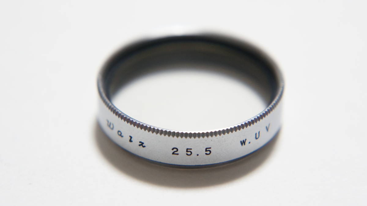 ★良品★[25.5mm] Walz w.UV SL39.3 銀枠フィルター [F3004]_画像2