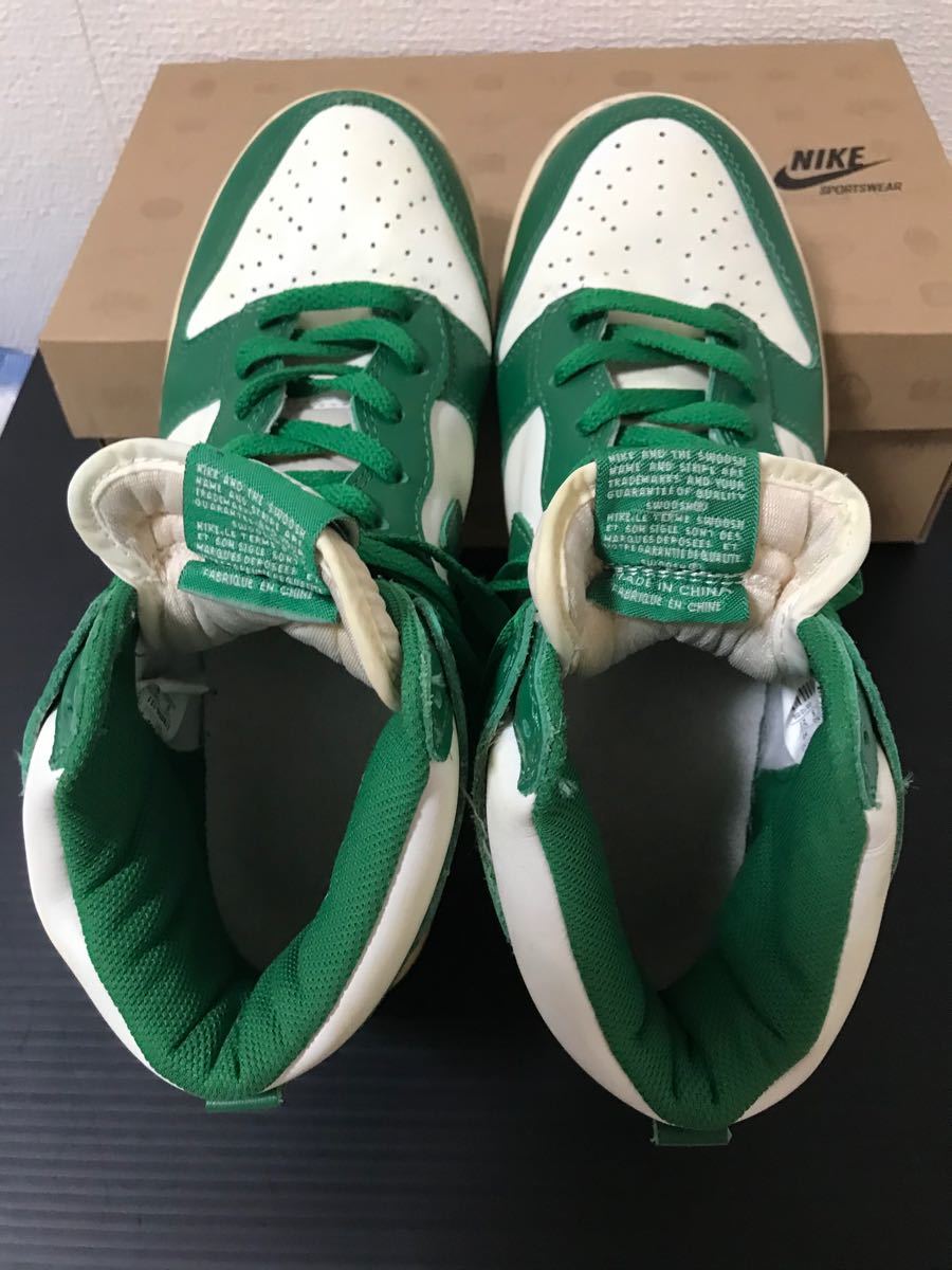 さらに 値下げ NIKE DUNK セルティックカラー VNTG 中古 緑白 ナイキ