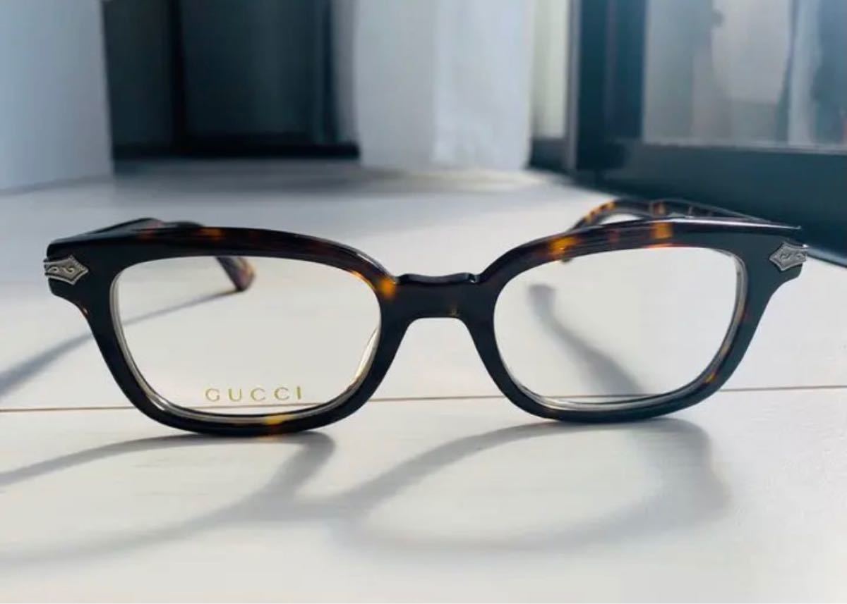 廃盤品 新品未使用 Gucci Exclusiveライン べっこうメガネ 廃盤品 新品未使用 Gucci Exclusiveライン べっこうメガネ