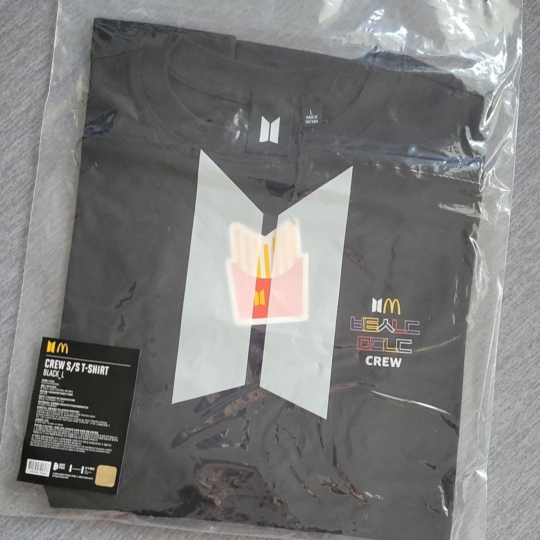 Paypayフリマ Bts マクドナルド コラボ クルーtシャツ Paypayフリマ Bts マクドナルド コラボ クルーtシャツ