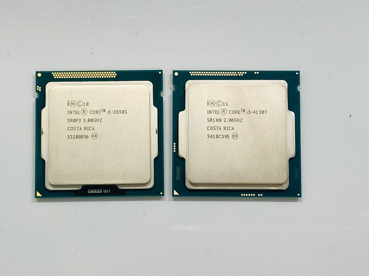 日本最大の ☆【2個まとめ売り】Intel i3-4130T/i5-3550S/未使用品