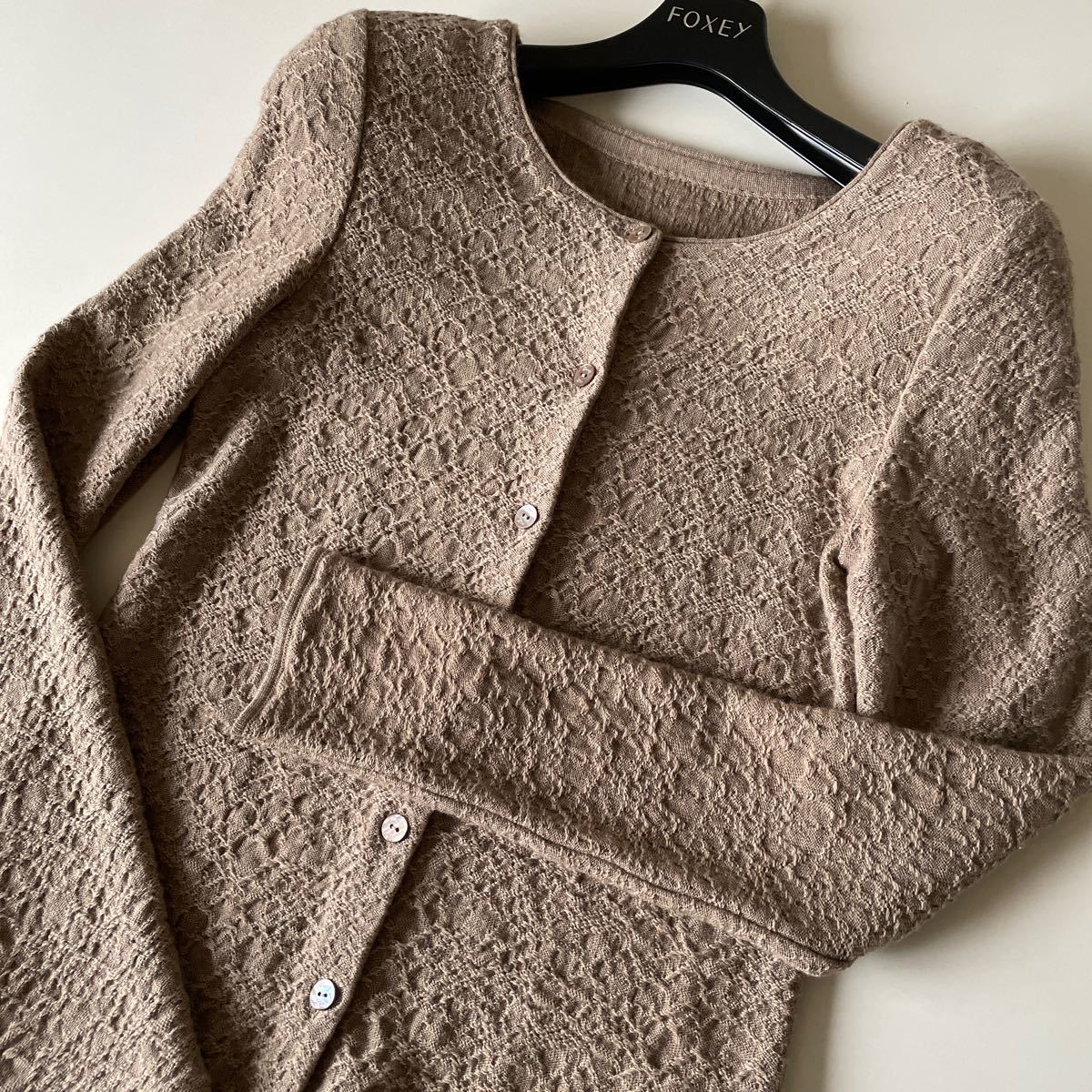 美品!!フォクシー デイジーリン カーディガン38 - ruizvillandiego.com