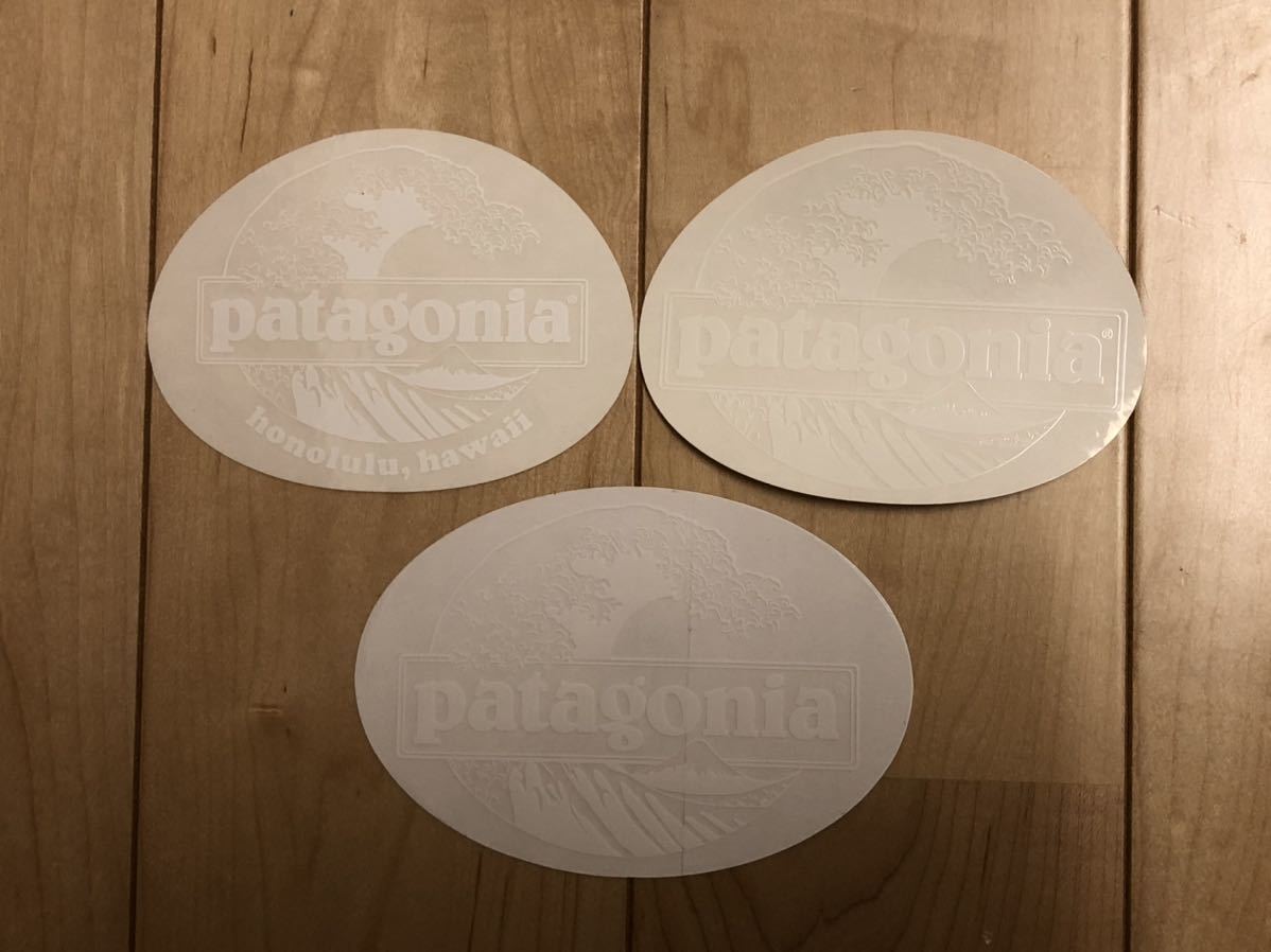 3 oval パタゴニア　ステッカー　セット　デッドストック　Patagonia sticker