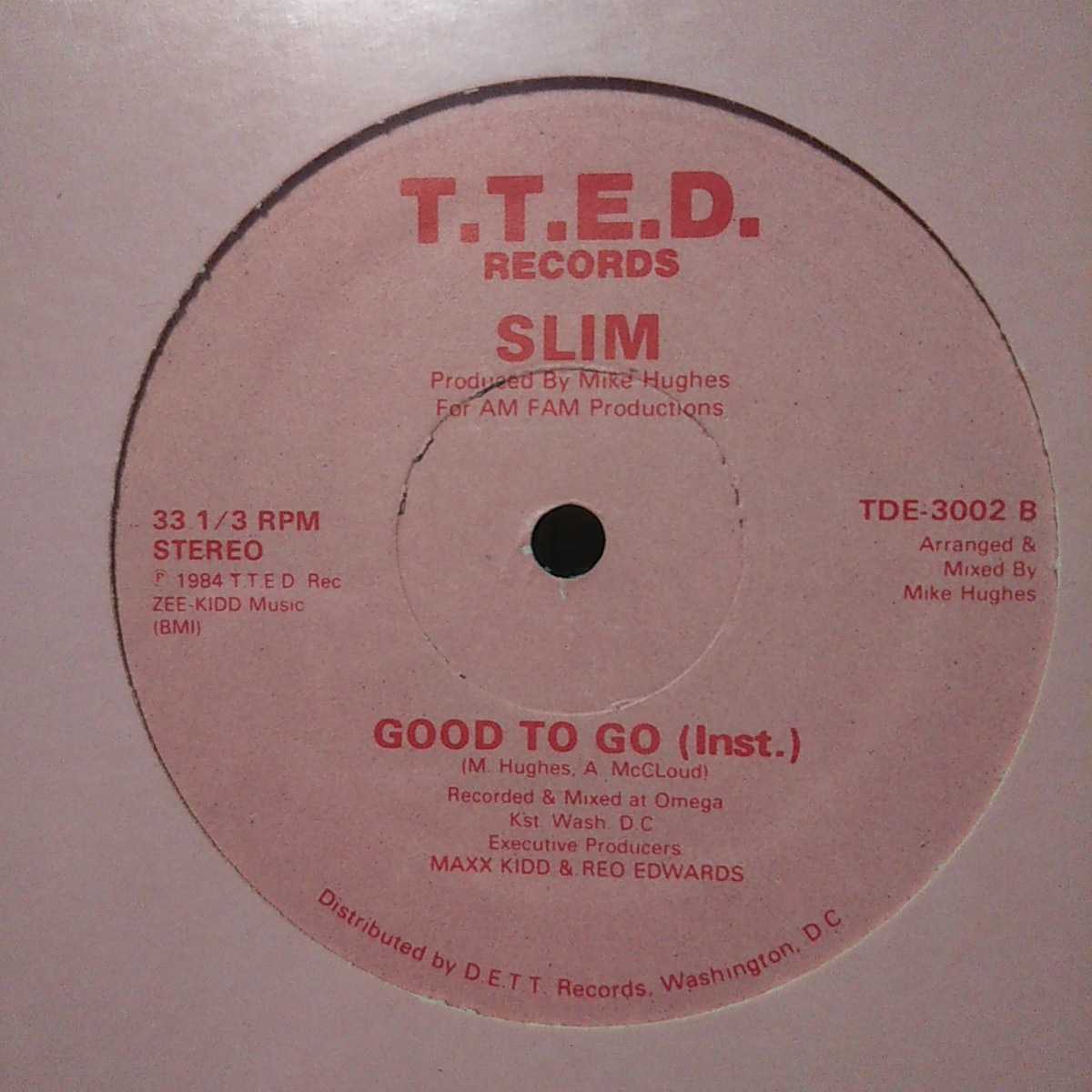 SLIM (TROUBLE FUNK) / GOOD TO GO /WSAHINGTON GO-GO/ワシントン・ゴーゴー/エレクトロ/ELECTRO BOOGIE FUNK _画像2