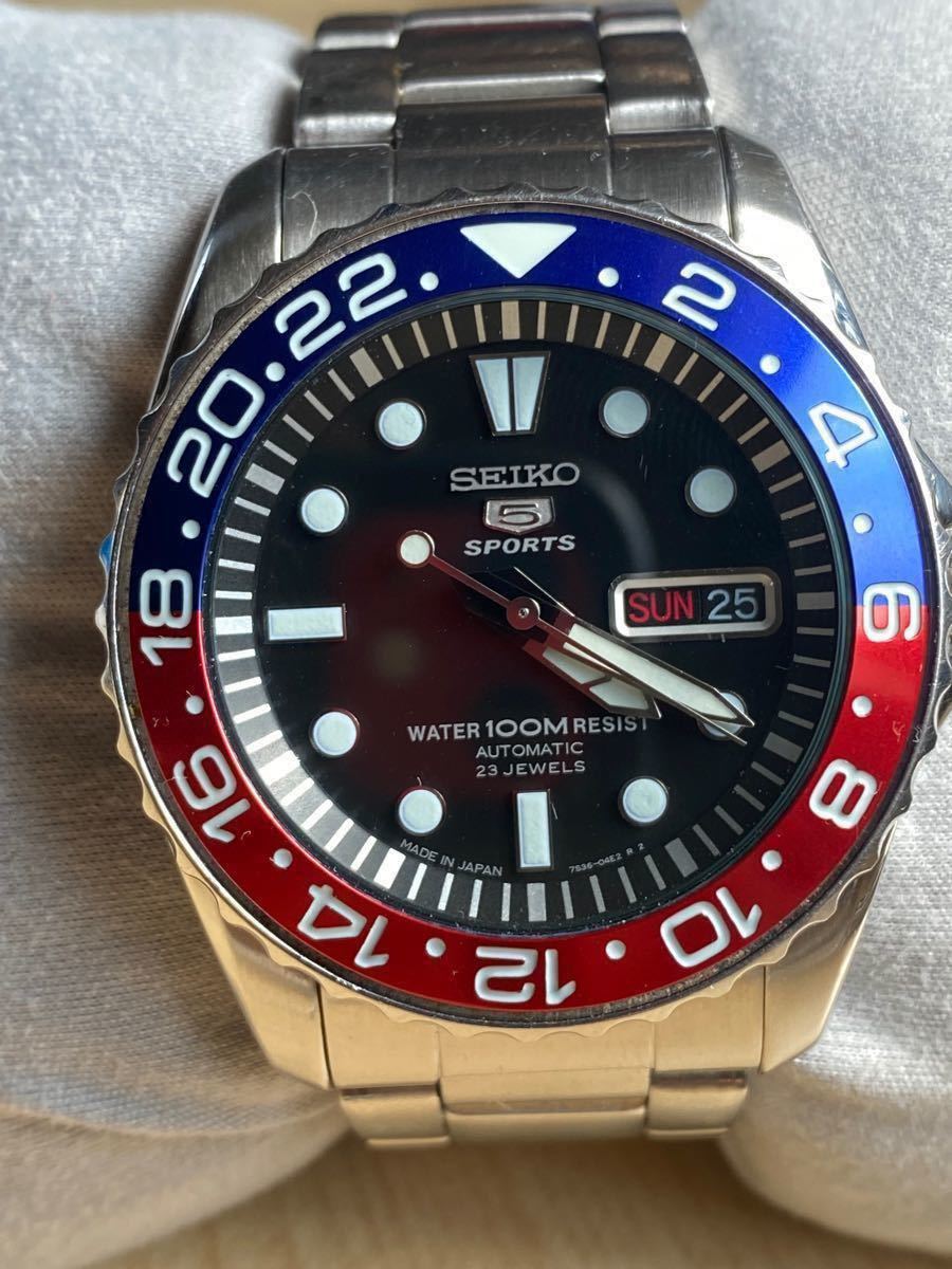 SALE/93%OFF】 SEIKO 5 スポーツ 7S36-03C0 snzf17j1 JAPAN