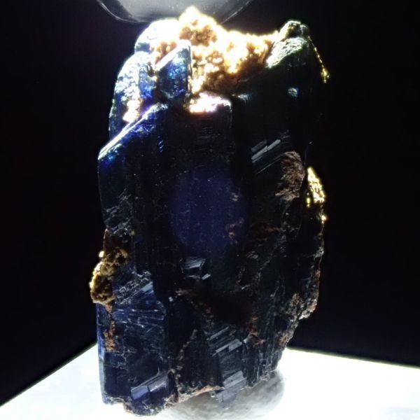 ビビアナイト BBZ145 ボリビア トモコニ鉱山産 6.5g サイズ約26mm×13mm×14mm 藍鉄鉱 パワーストーン 天然石 原石 ヴィヴィアナイト_画像2