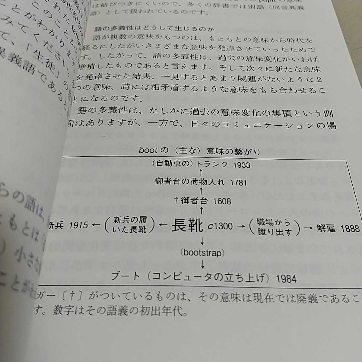 英単語の世界 多義語と意味変化から見る 寺澤盾 中公新書 英語学習 語彙 教養 中古 01102F034_画像5