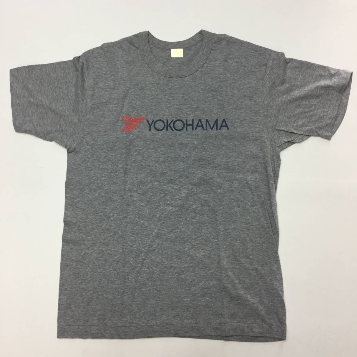 タグ付き YOKOHAMA TIRE Tシャツ フリーサイズ グレー