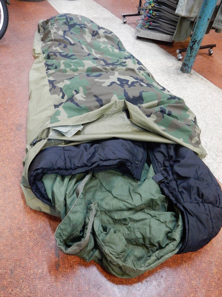 米軍放出品　GORE-TEX Improved Modular Sleeping Bag System　寝袋シュラフ スリーピングバッグ　3点セット