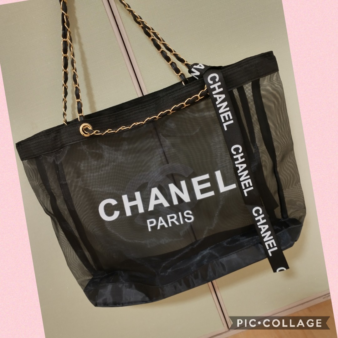 シャネル CHANELノベルティメッシュトートバッグ 新品 シャネル CHANELノベルティメッシュトートバッグ 新品