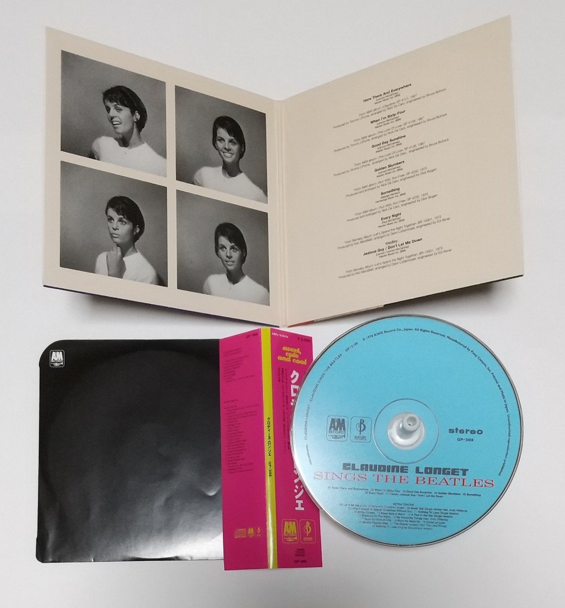 CD輸入盤リプロ盤 紙ジャケ Claudine Longet Sings The Beatles クロディーヌ・ロンジェ