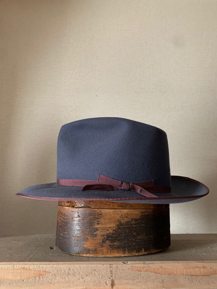 ステットソン ストラトライナー ハット ジョニーデップ ヴィンテージ 40s STETSON ボルサリーノ ジョニーデップ 中折れ