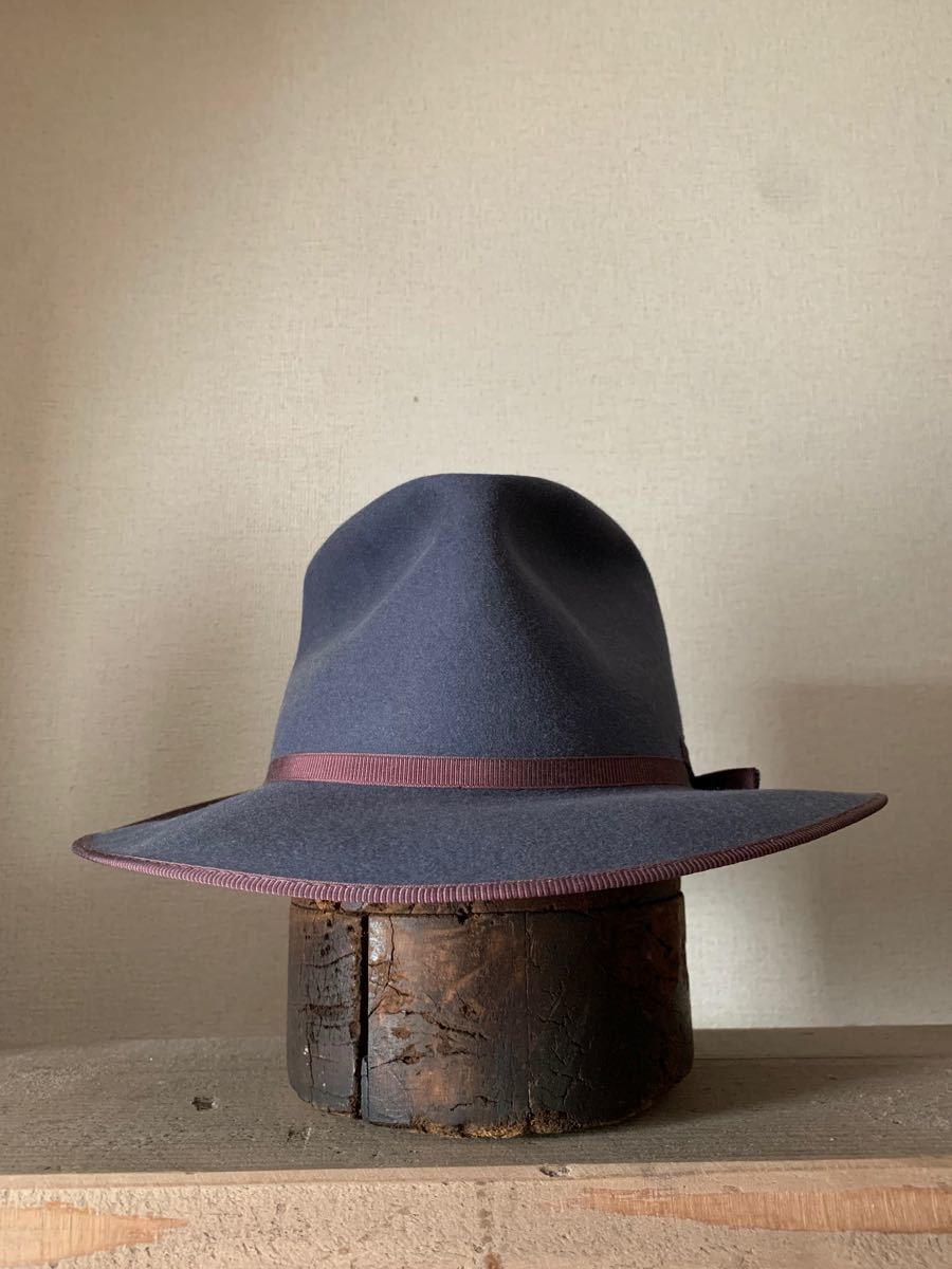 ステットソン ストラトライナー ハット ジョニーデップ ヴィンテージ 40s STETSON ボルサリーノ ジョニーデップ 中折れ