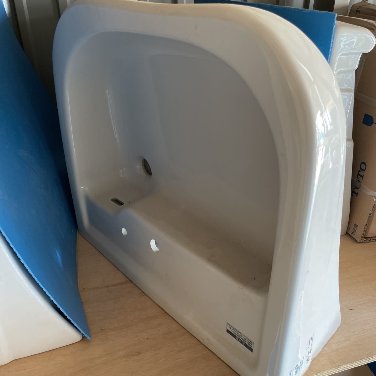 公式の  イナックス　　洗面ボウル　L INAX 365APR 短期使用 オフホワイト　BN8 洗面台、洗面ボウル（鏡なし）