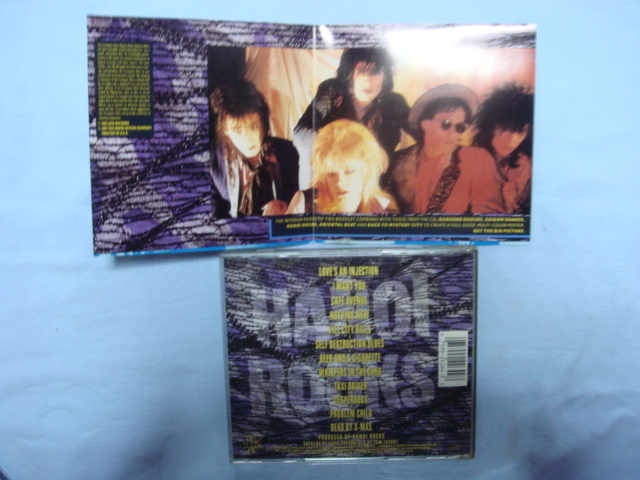 CD【HANOI　ROCKS（ハノイ・ロックス）★SELF DESTRUCTION BLUES】正規輸入盤全12曲（個人所有）