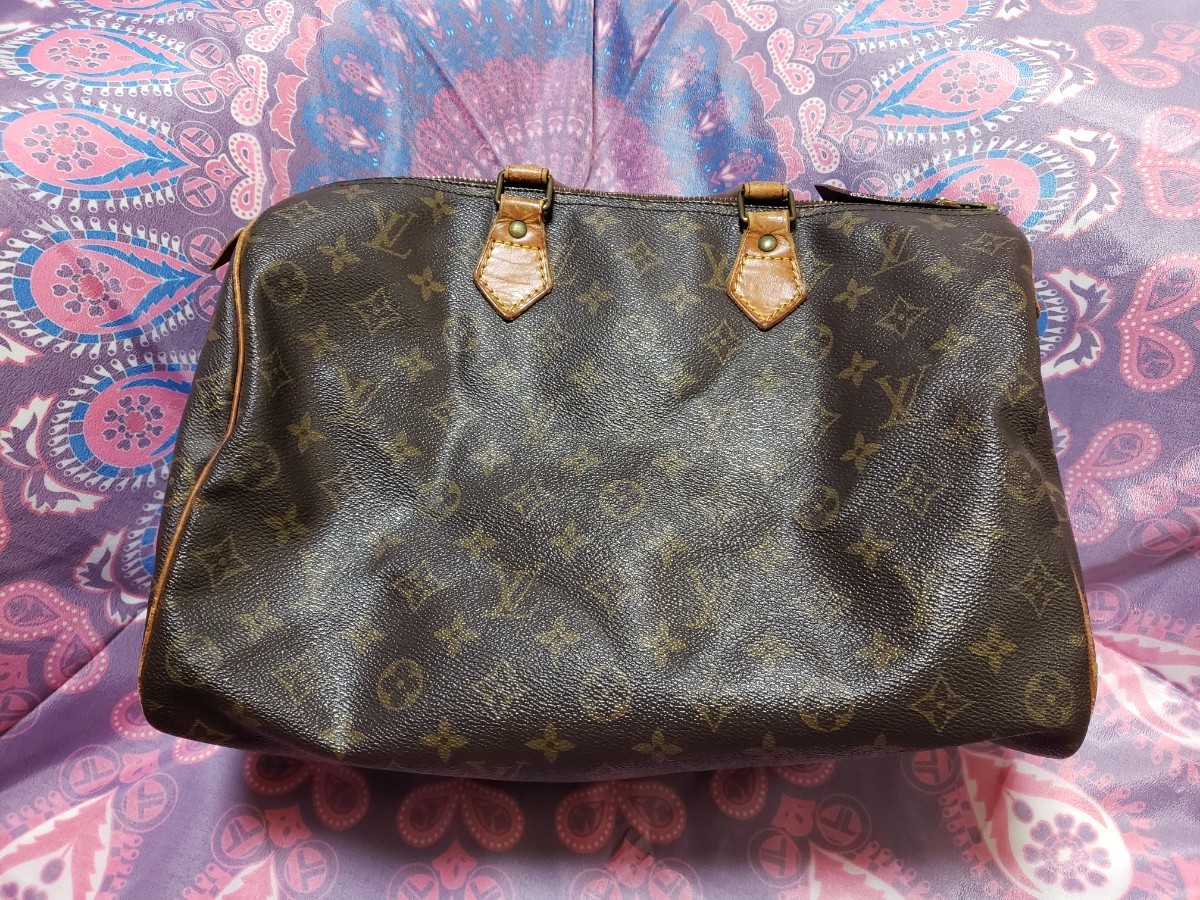 ルイヴィトン LOUIS VUITTON ルイヴィトンスピーディ35 鍵付き
