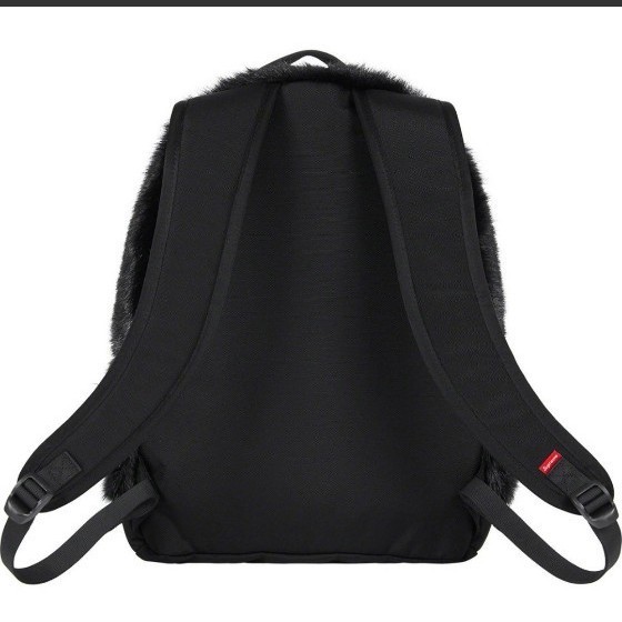 新品ブラックSupreme  Faux Fur Backpack Black黒ノースフェイスシュプリーム NORTH FACE