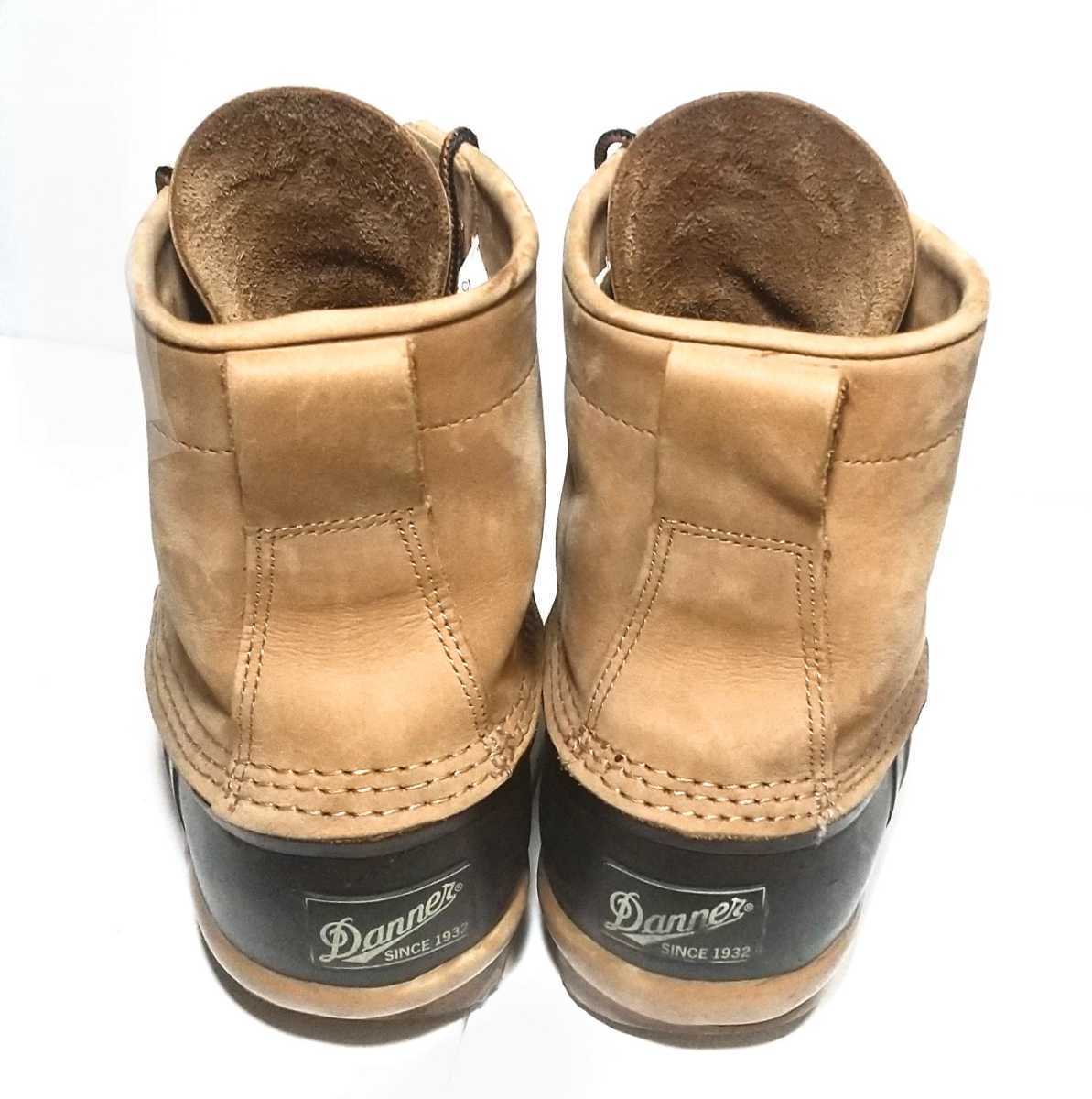  prompt decision Danner Danner men's SLUSHER 5EYELETS boots pattern number D-9602 US10D(28cm rank ) rubber sole Camel Camel color outdoor casual used 