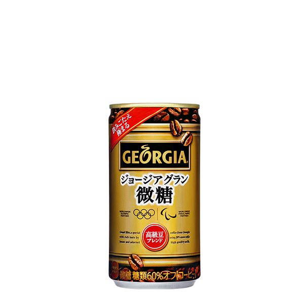 ジョージア グラン微糖 185g 缶 30本　コカコーラ社 【送料無料】_画像1
