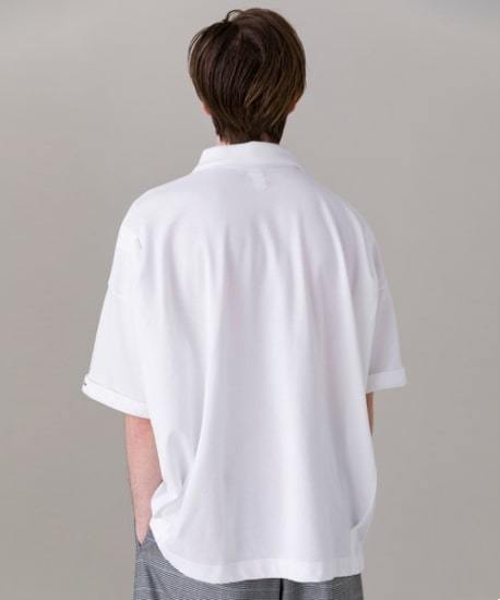 【新品】DELUXE デラックス ALL FAMILIA BIGポロシャツ シャツ 半袖シャツ Tシャツ カーディガン ロンT WHITE サイズＭ BEDWIN _画像5