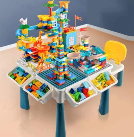 子供たちの活動のテーブル,ビッグビルディングブロック,教育幼児テーブル,モンテッソーリおもちゃ,子供のためのdiy,創造的なギフト,３