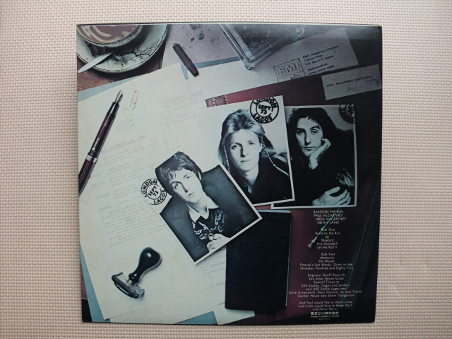＊【LP】ポール・マッカートニー＆WINGS／BAND ON THE RUN（EAP-80951）（日本盤）ポスター付_画像8
