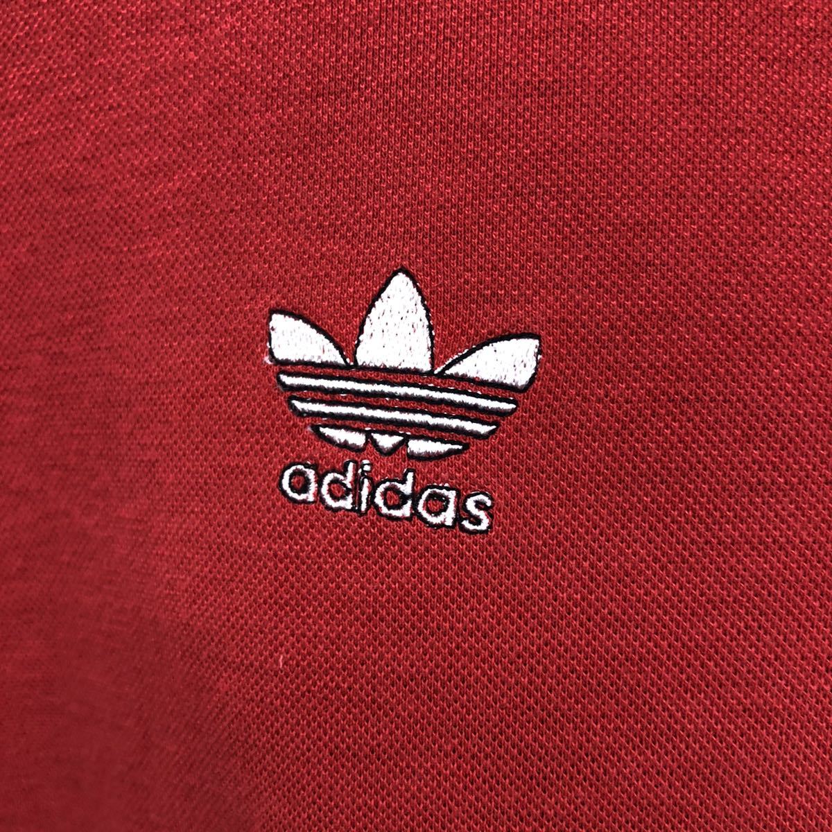 即決★adidas★アディダス★メンズ★半袖Tシャツ★Mサイズ★赤★レッド★丸首★ワンポイント★_画像5