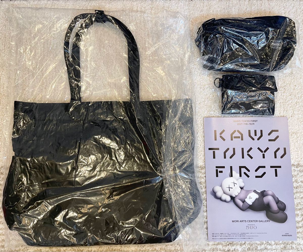KAWS TOKYO FIRST PORTER 3点セット ブラック 限定完売品｜Yahoo