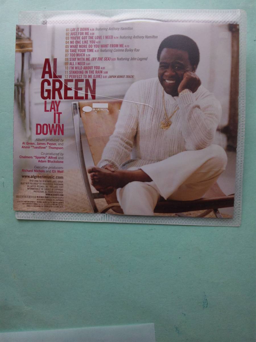 【送料112円】ソCD845 Al Green Lay It Down / アル・グリーン / レイ・イット・ダウン-愛の詩 ＜ソフトケース入り_画像2