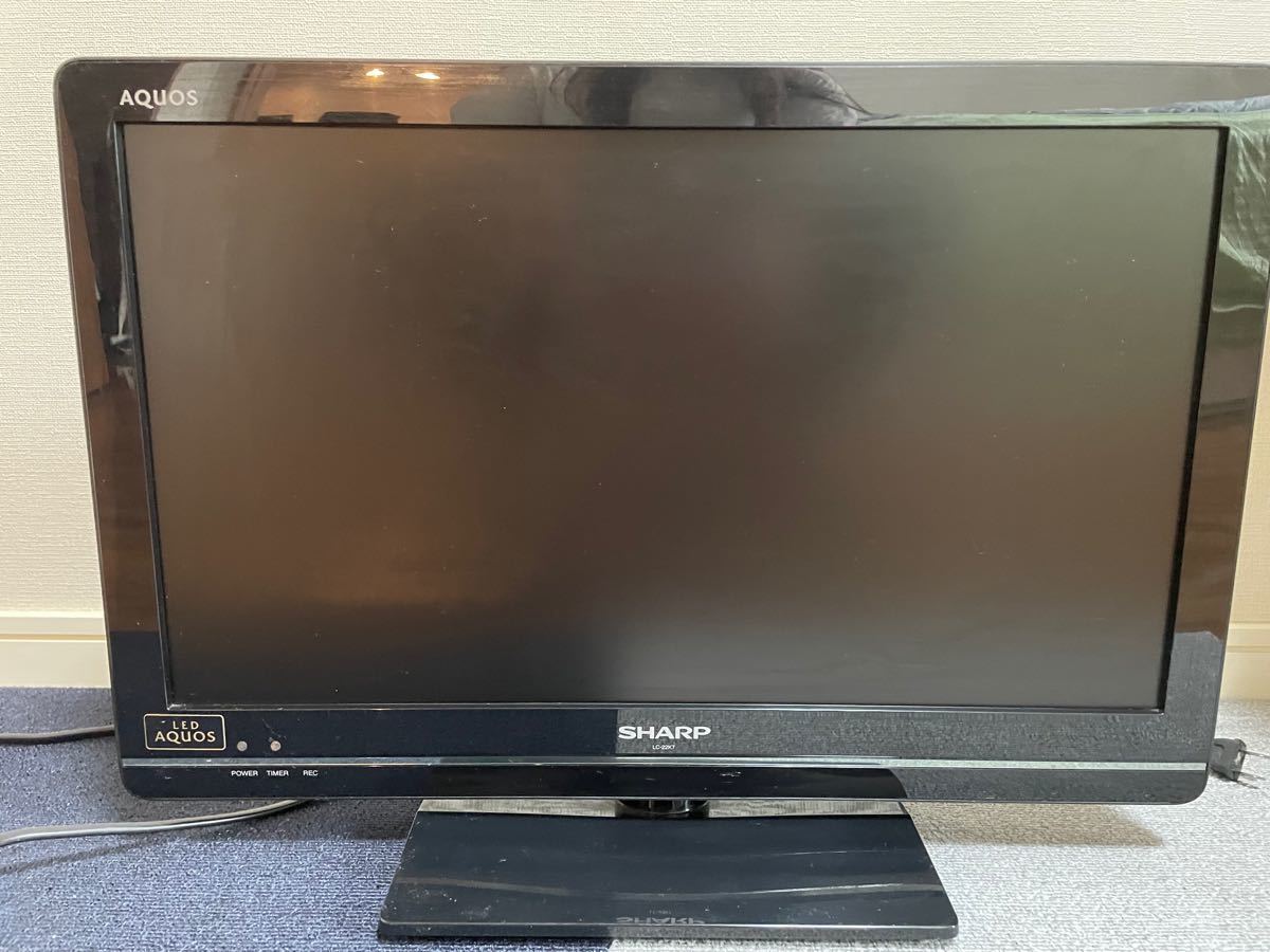 中古シャープ 22V型 液晶 テレビ AQUOS LC-22K7-B フル 中古シャープ 22V型 液晶 テレビ AQUOS LC-22K7-B フル
