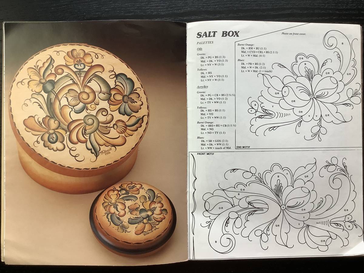  книга по рукоделию #ARTBOOK_OUTLET#64-151* бесплатная доставка распроданный ROSEMALING SAMPLER rose ma кольцо сэмплер Gary Albrecht TOLE высокий дизайн книжка 