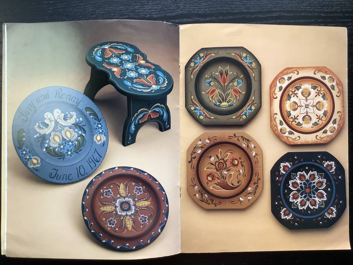  книга по рукоделию #ARTBOOK_OUTLET#64-151* бесплатная доставка распроданный ROSEMALING SAMPLER rose ma кольцо сэмплер Gary Albrecht TOLE высокий дизайн книжка 