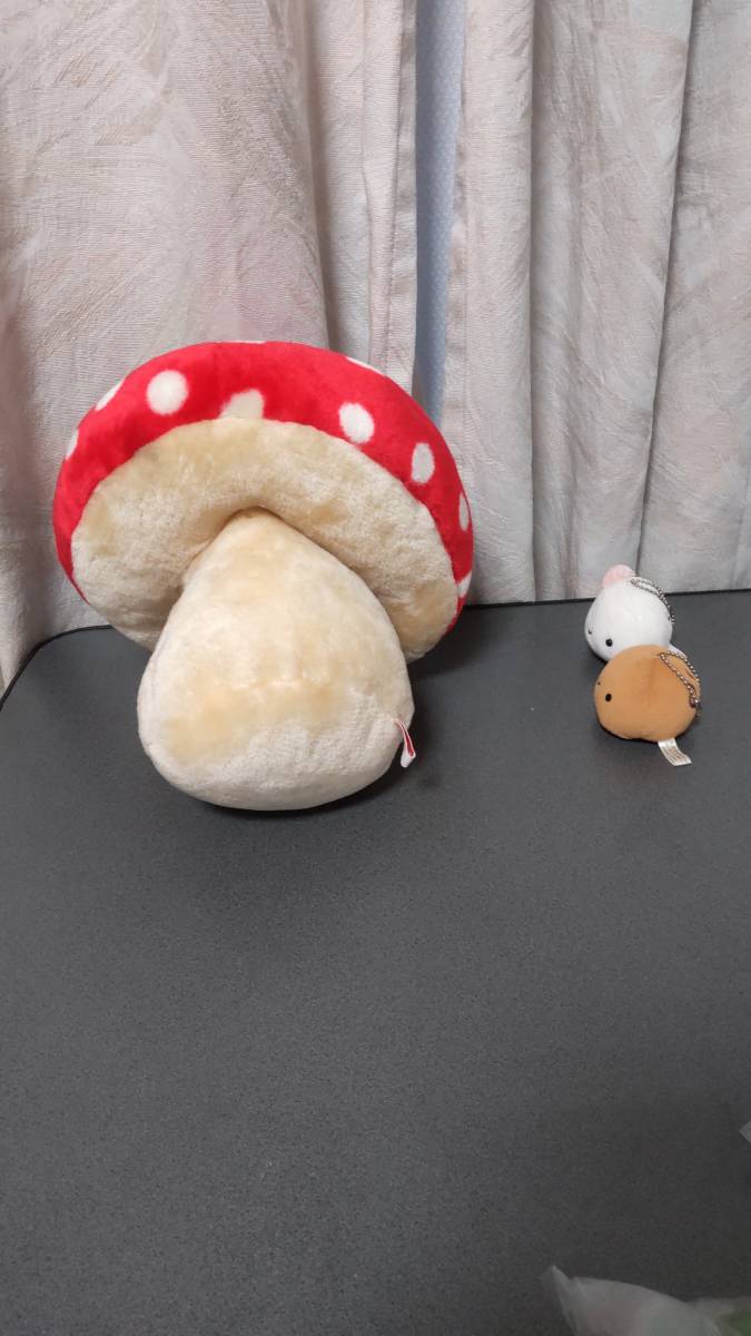UchuHyakka キノコ(赤) ぬいぐるみ タグ無し 宇宙百貨(キャラクター