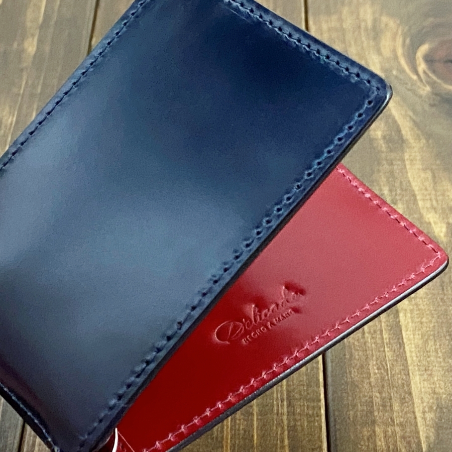 レーデルオガワ オイル 高級 コードバン ブルー × レッド 無双 レア 新