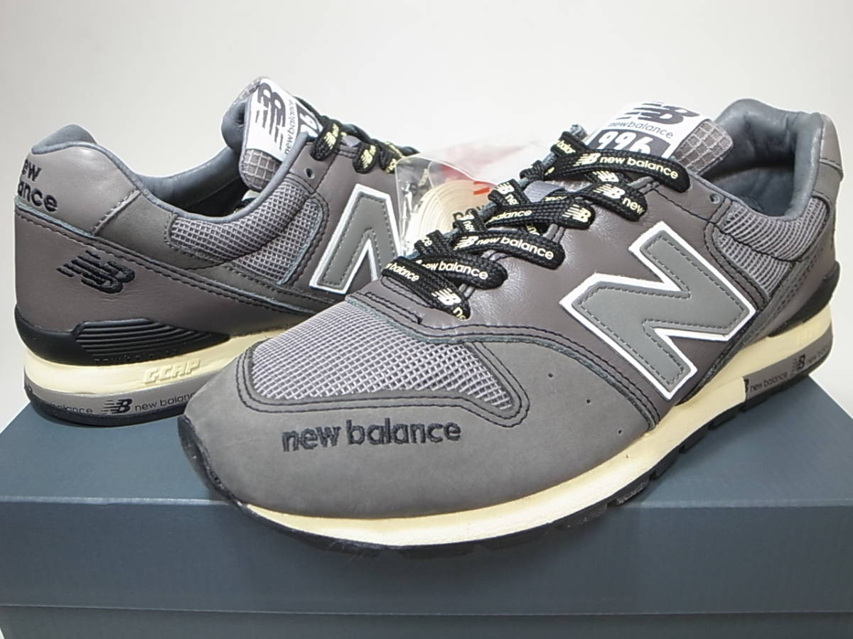 【送料無料 即決】N.HOOLYWOOD x NEW BALANCE CM996NHB 26.5cm US8.5新品エヌハリウッド別注 コラボ 日本996足限定 ダークグレー GRAY 灰色