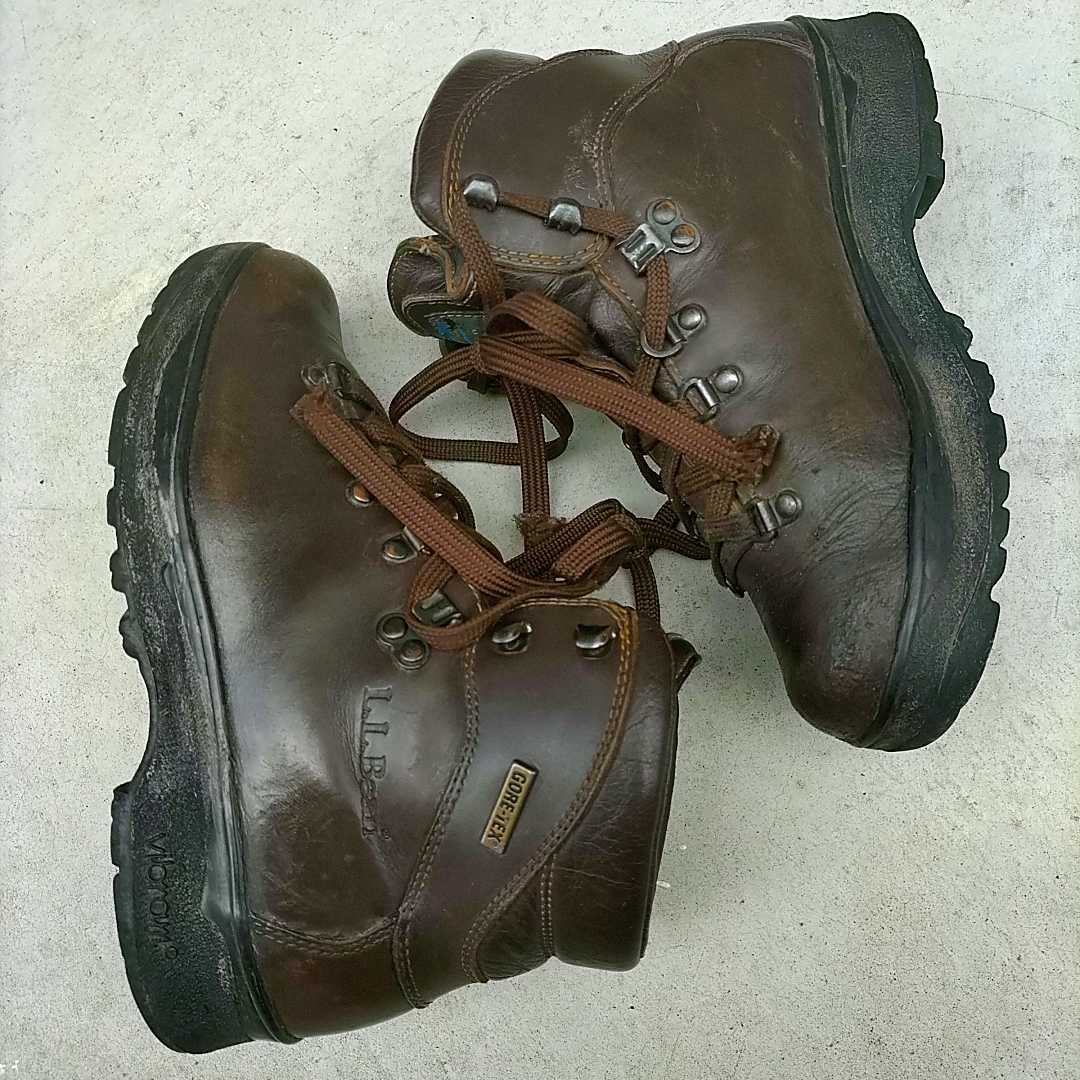 【イタリア製/80s/90s】L.L.Bean/LLビーン/ビンテージ/古着/旧タグ/ゴアテックス/GORE-TEX/vibram/レザー/トレッキングブーツ/24/M5/L6.5/_画像6