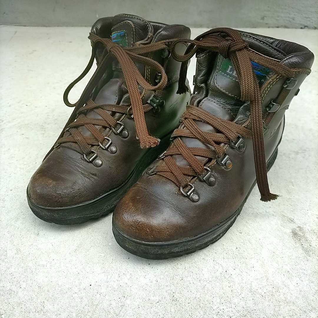 [ Italy made /80s/90s]L.L.Bean/LL bean / Vintage / old clothes / old tag / Gore-Tex /GORE-TEX/vibram/ leather / trekking boots /24/M5/L6.5/