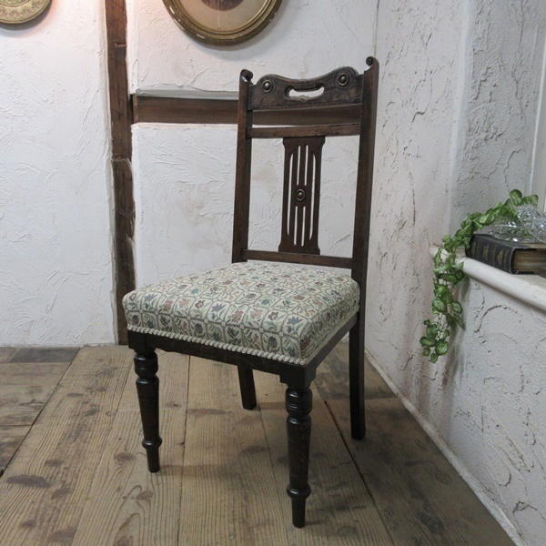 【値下げ】 ダイニングチェア 家具 アンティーク イギリス 椅子 4206ｄ DININGCHAIR 英国 オーク 木製 イス 西洋