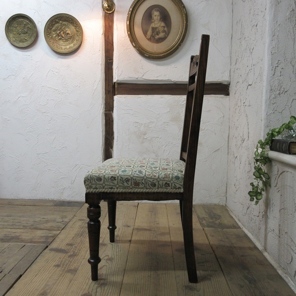 イギリス アンティーク 家具 ダイニングチェア 椅子 イス 木製 オーク 英国 DININGCHAIR 4209ｄ_画像7